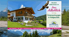 Desktop Screenshot of haus-adlerblick.de